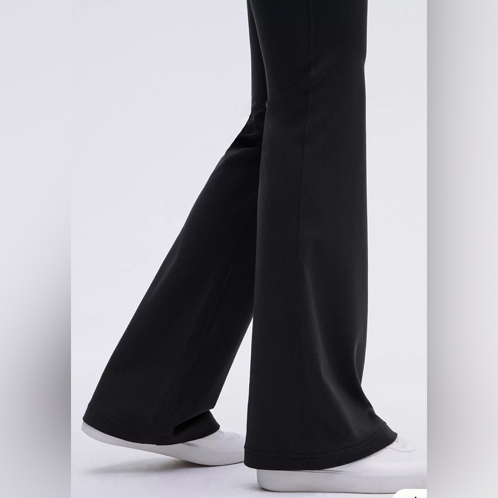 Lululemon Groove Nulu Super-High-Rise Flared Pant, 
Regular, Black, 2 - Picture 7 of 12